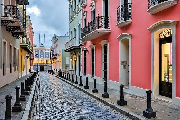 Colorful streets of Casco Viejo Panama